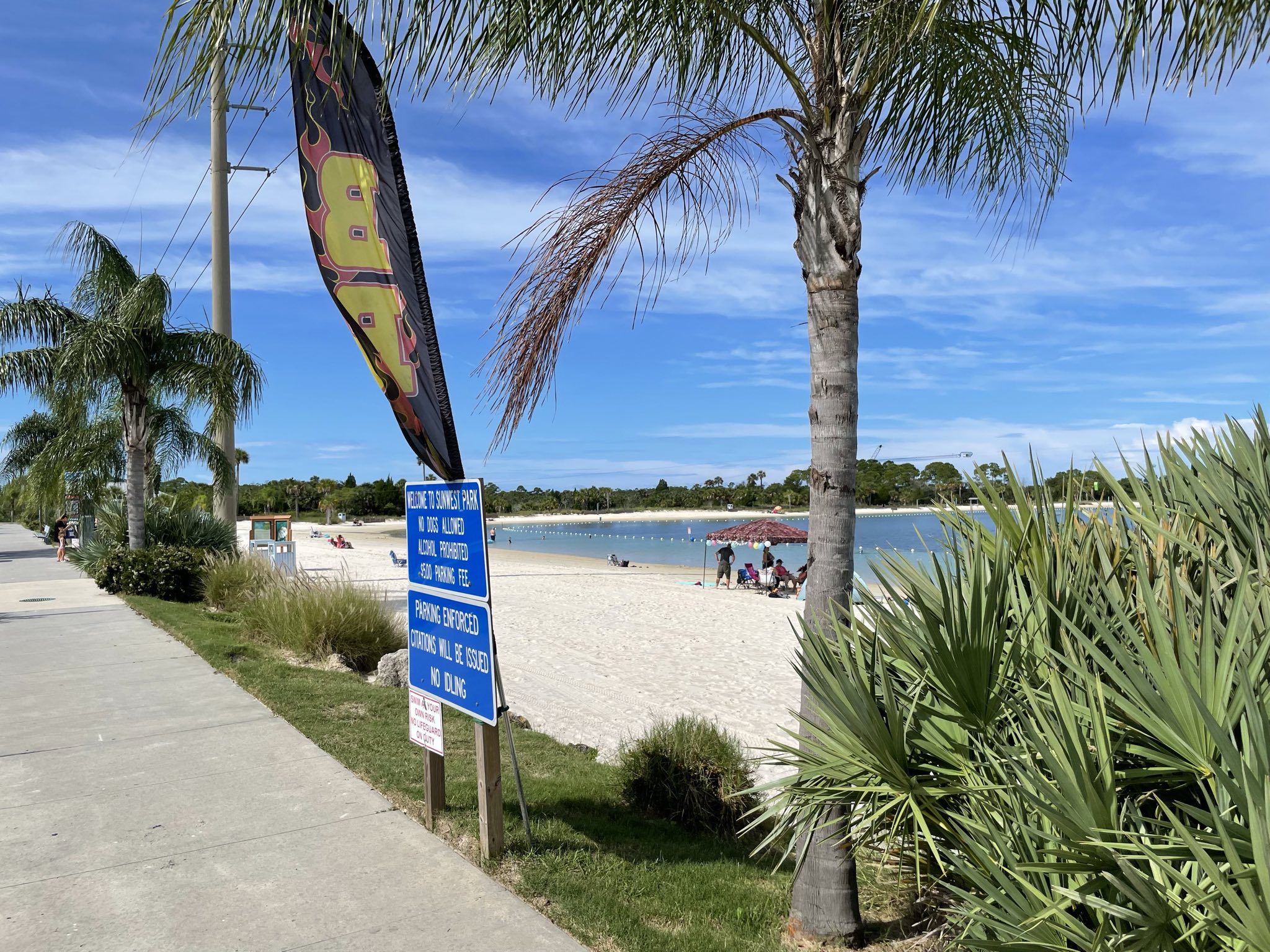 A beautiful beach image of Hudson Florida and SunWest Park in Pasco County Florida