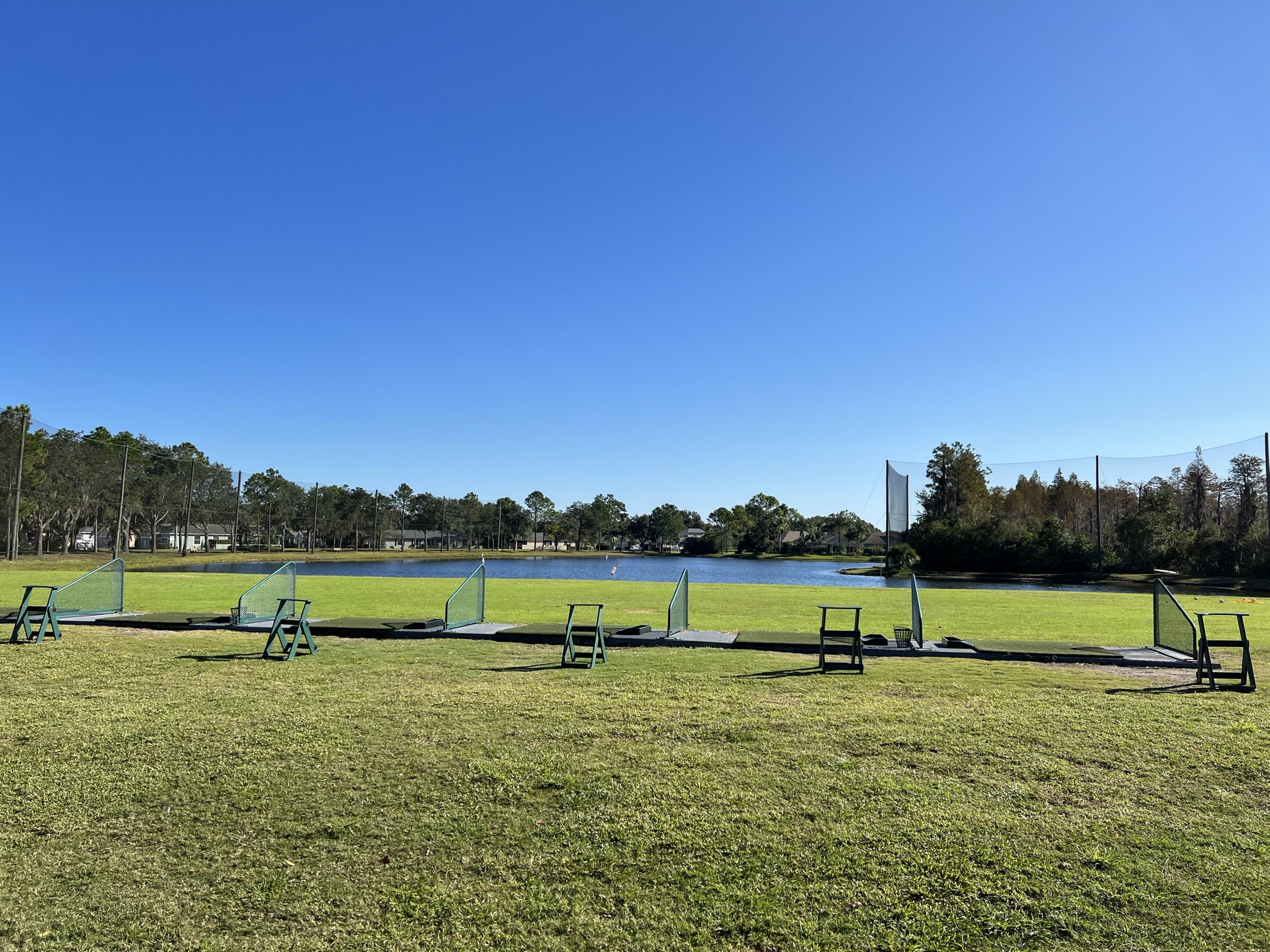 A beautiful image of a golf course in Land O' Lakes Florida