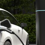 EV Charger plugged into a car for home charging