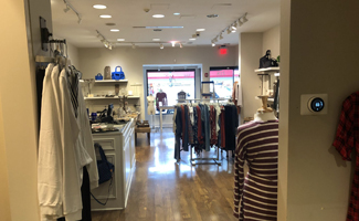 Commercial LED light retrofit project for retail space lighting converting to LED lamps for Pasco County FL clothing store